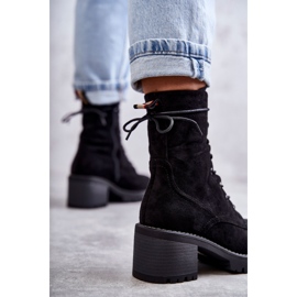 Women's Warm Boots On High Heels Julieta Black 2