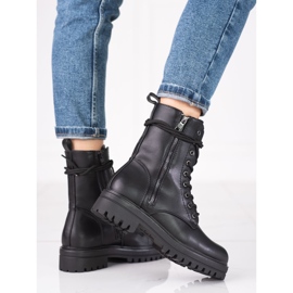 Ladies' black bags with a decorative Shelovet zipper 1