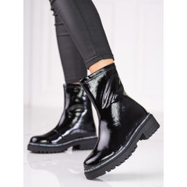 Women's patent leather boots by S. Barski black 2 Women's patent leather boots by S. Barski black 2