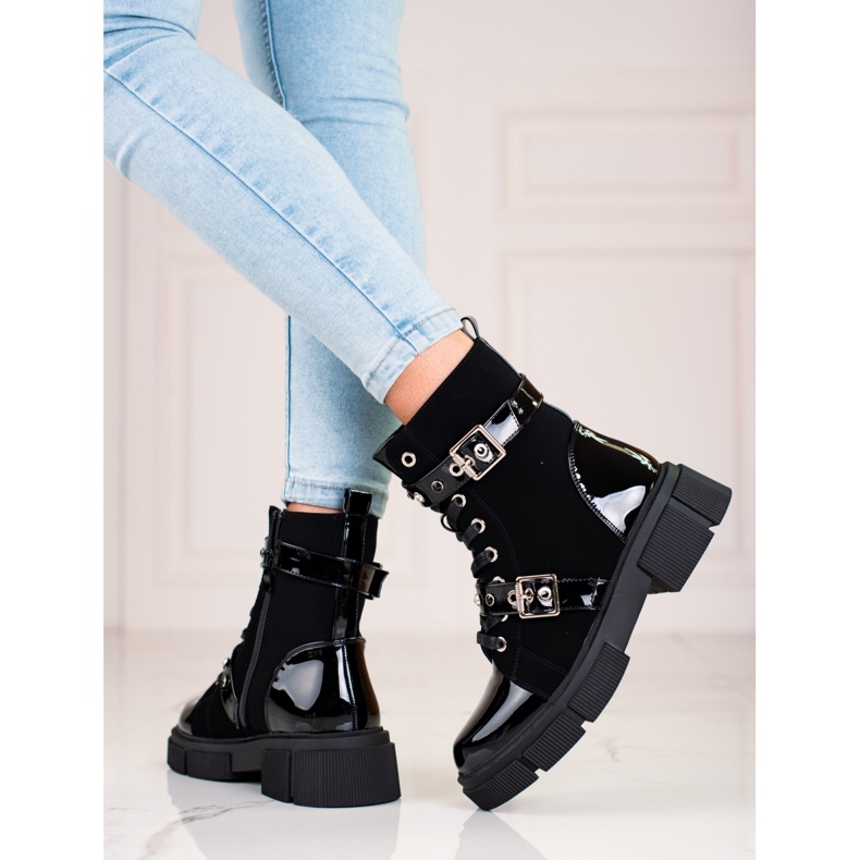 Black Shelovet women's bags with buckles 1