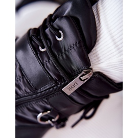 Women's Snow Boots With Chain GOE KK2N4018 Black 2