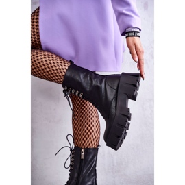 Leather warm boots GOE KK2N4013 Black 2