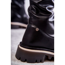 Leather boots over the knee GOE KK2N4024 Black 2 Leather boots over the knee GOE KK2N4024 Black 2