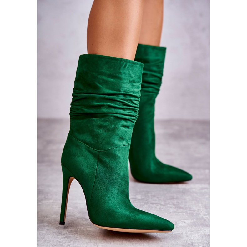 FS1 Women's Crinkled Boots Green Laguna 1 FS1 Women's Crinkled Boots Green Laguna 1