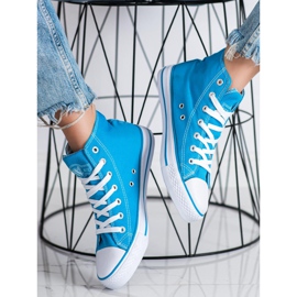 New Age Tied High Sneakers blue 1