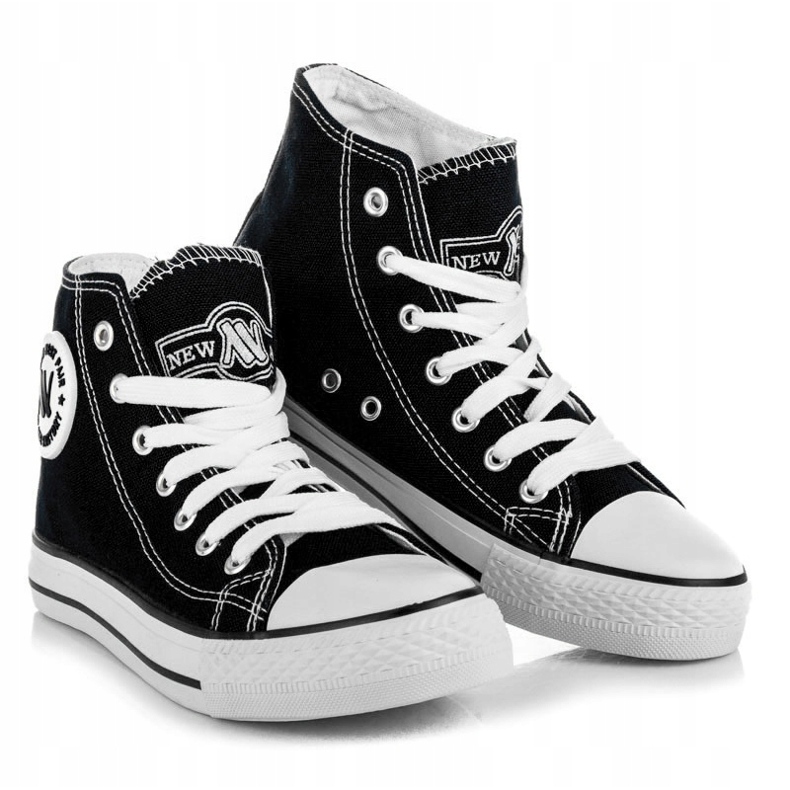 New Age Tied High Sneakers black 2