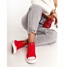 Women's Sneakers Big Star High Red DD274334 4