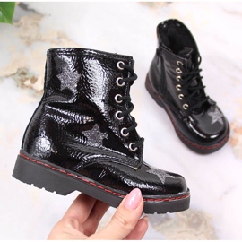 Girls' boots, varnished insulated Kornecki 6216 black 1 Girls' boots, varnished insulated Kornecki 6216 black 1