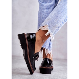 Vinceza Lacquered Loafers On The Black Reidun Platform 2