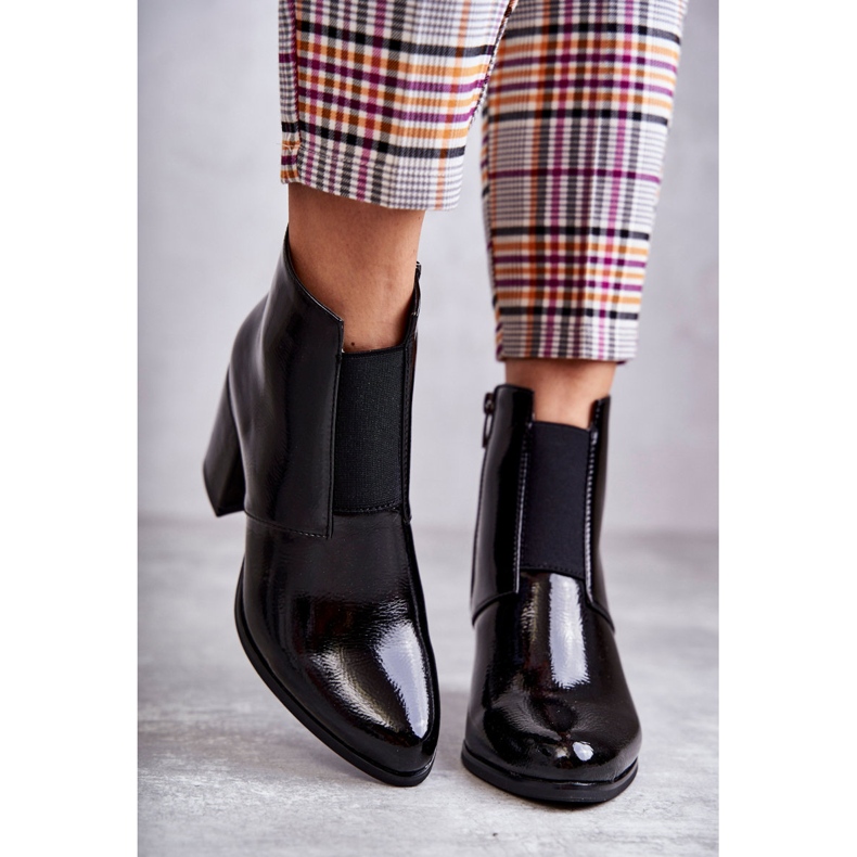 PL4 Classic Lacquered Boots La.Fi 260035B-LA Black 2