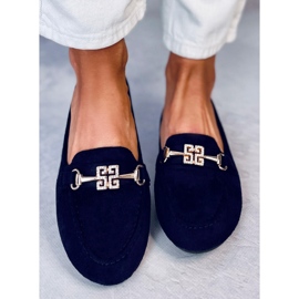 Women's loafers Chloe Navy blue 1