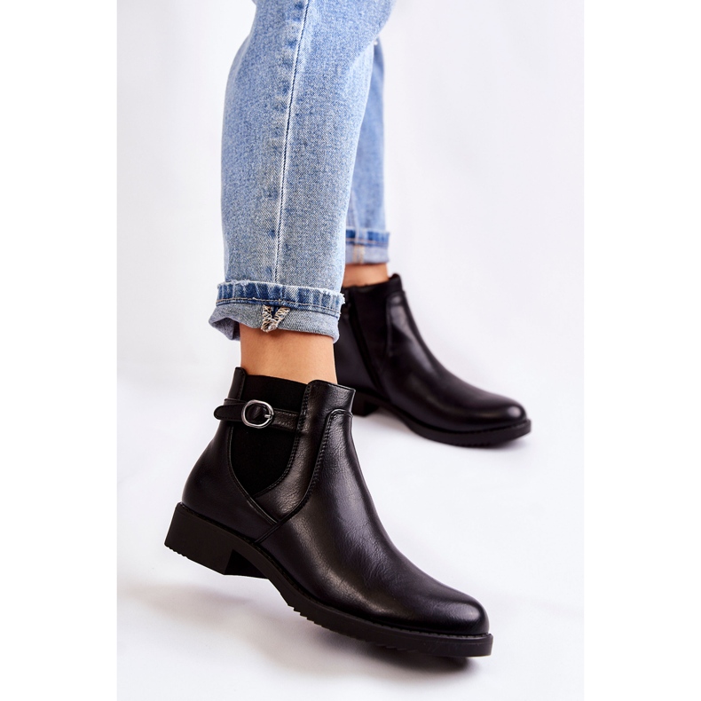 PJ1 Women's Warm Boots Jodhpur Black Janette 1 PJ1 Women's Warm Boots Jodhpur Black Janette 1