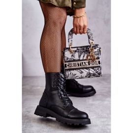 PJ1 Leather Boots With Studs Black Palmira 1