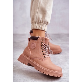 Leather Warm Boots Pink Felizia Trappers 2 Leather Warm Boots Pink Felizia Trappers 2