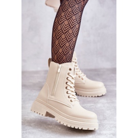 Women's Warm Leather Boots Light Beige Dorchen 1 Women's Warm Leather Boots Light Beige Dorchen 1