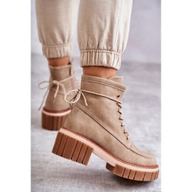 Women's Fashionable Warm Boots Beige Gerda 2