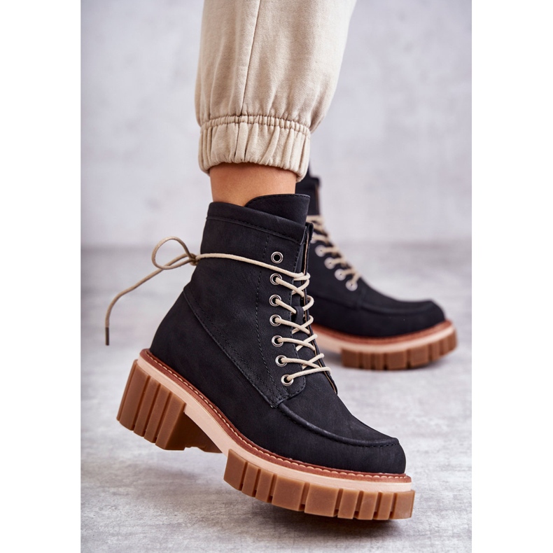 Women's Fashionable Warm Boots Black Gerda 1