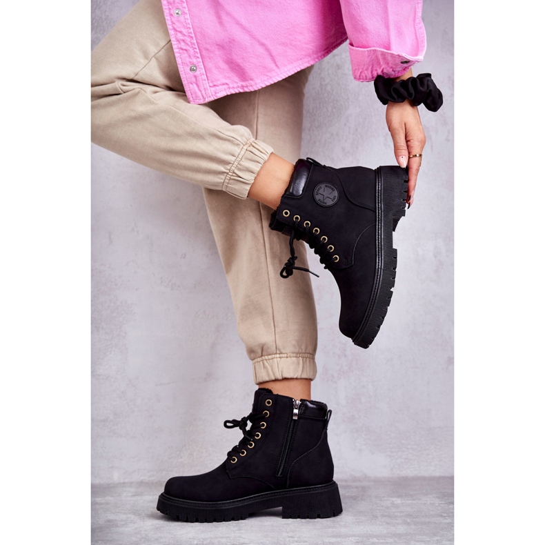 Leather Warm Boots Black Felizia 2 Leather Warm Boots Black Felizia 2
