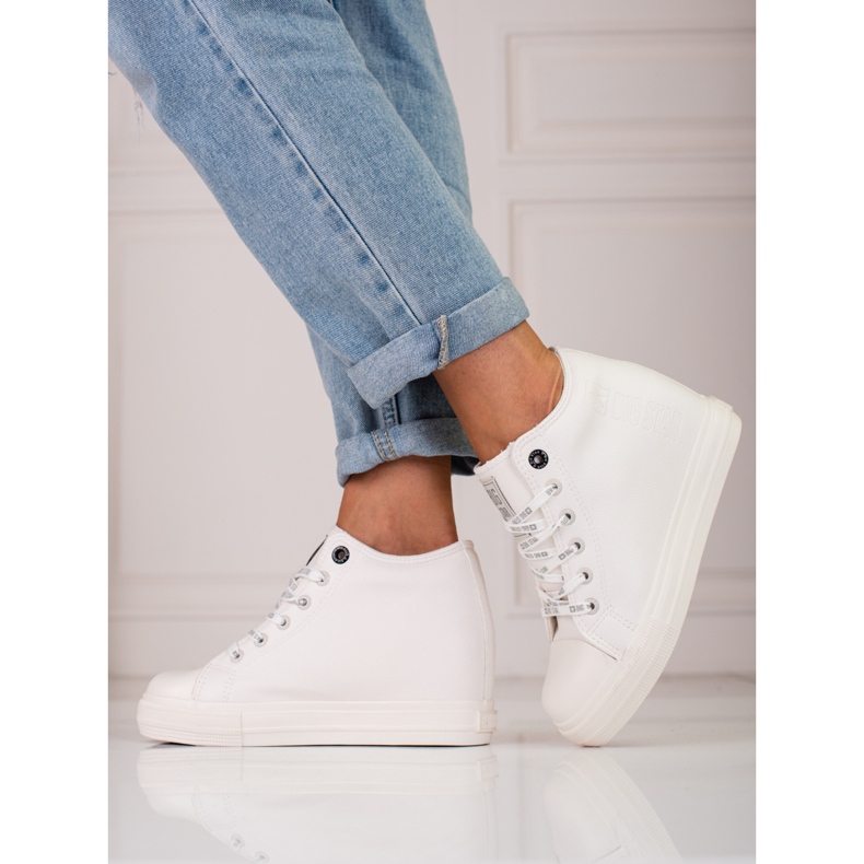 Women's Big Star sneakers EE274128 white 1