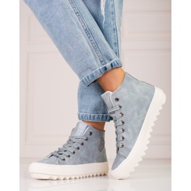 Women's Big Star EE274115 sneakers blue 1