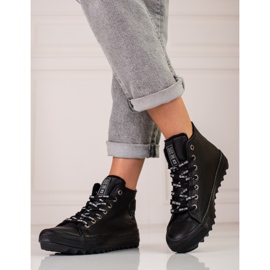 Women's Big Star EE274110 sneakers black 1