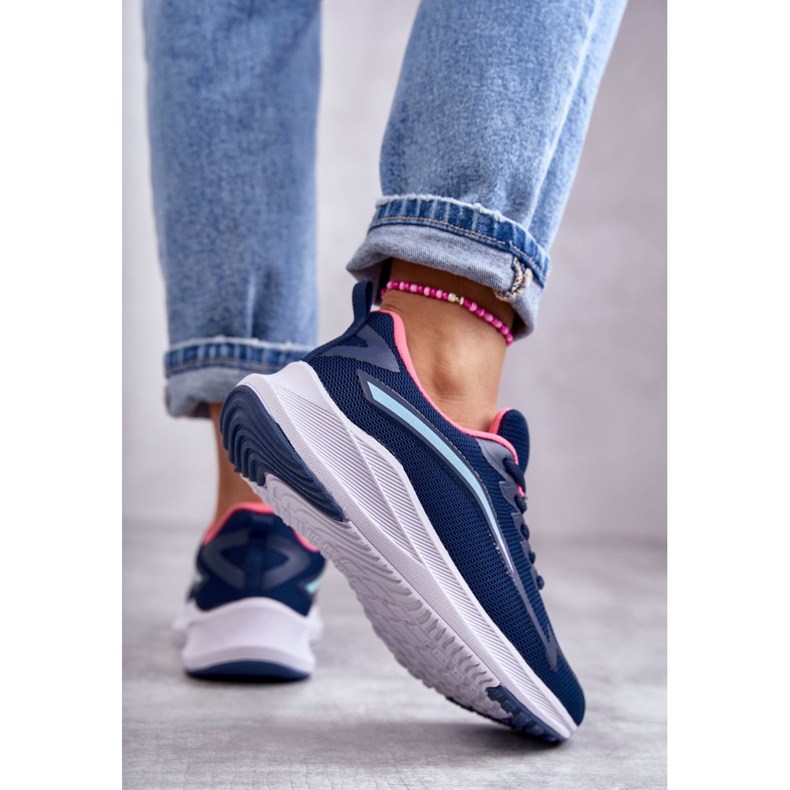 Women's Fashionable Sport Shoes Sneakers Navy Blue Ida 2 Women's Fashionable Sport Shoes Sneakers Navy Blue Ida 2