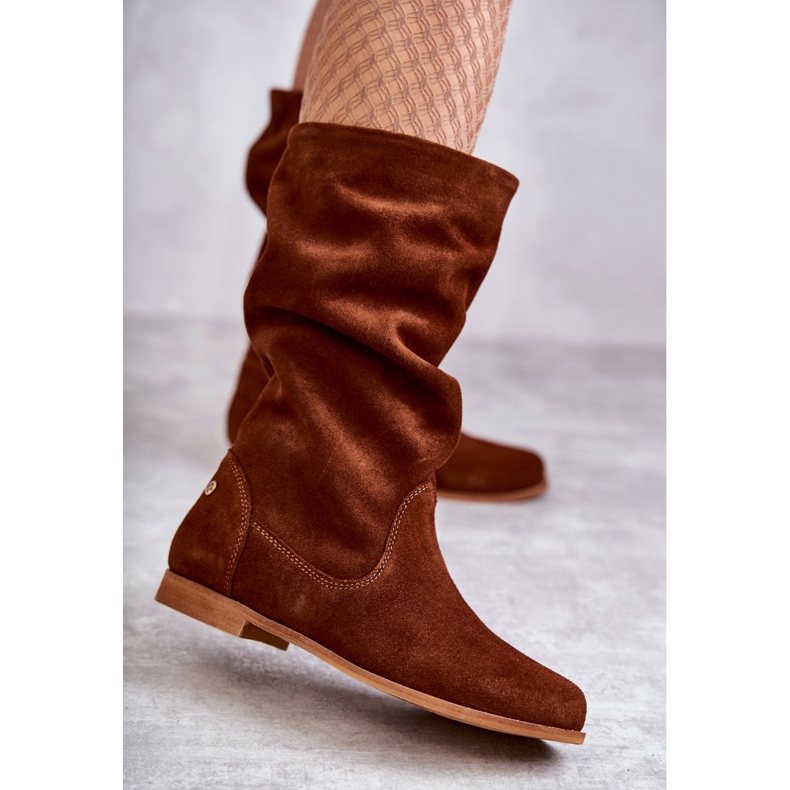 Women's Suede Boots Maciejka 05057-29 Red brown 1 Women's Suede Boots Maciejka 05057-29 Red brown 1