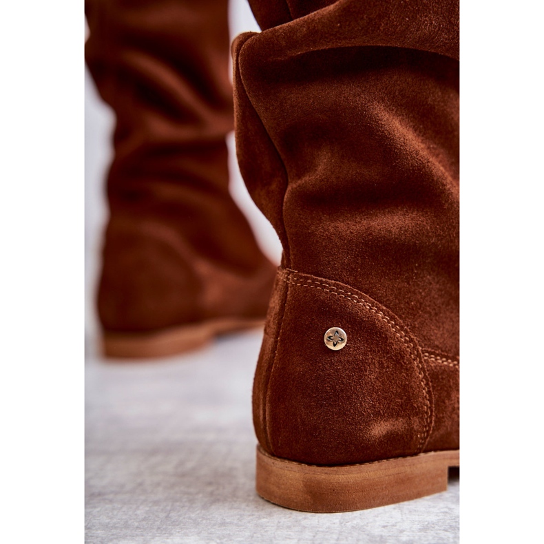 Women's Suede Boots Maciejka 05057-29 Red brown 2 Women's Suede Boots Maciejka 05057-29 Red brown 2
