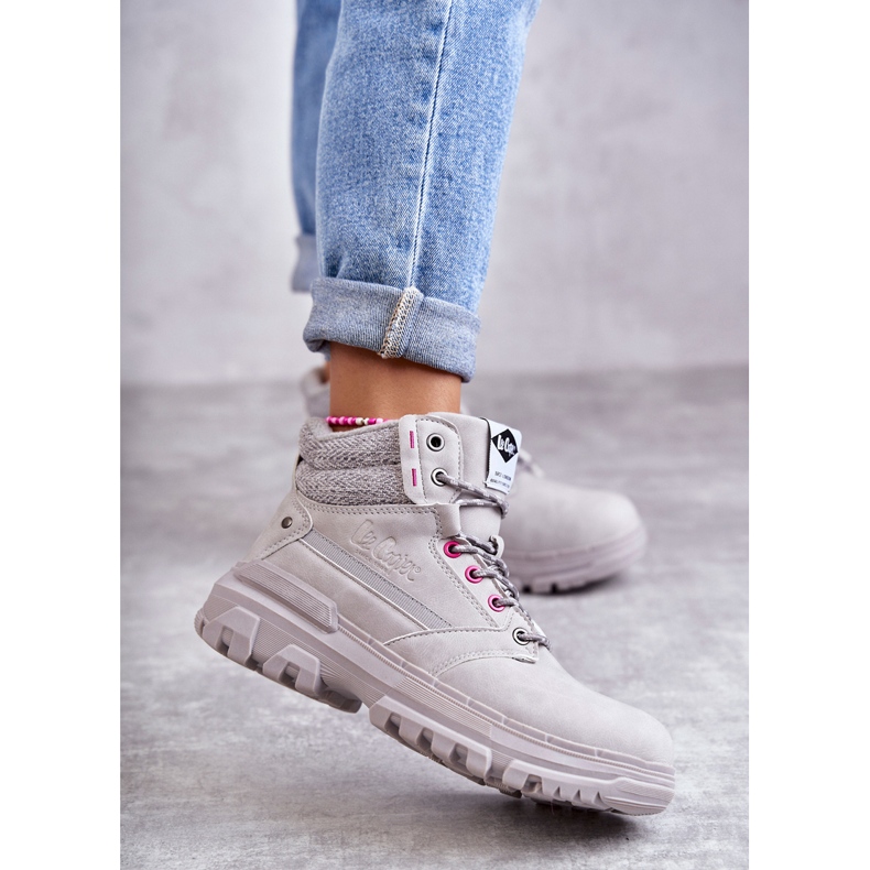 Women's Warm Boots Lee Cooper LCJ-22-01-1373 Gray grey 2