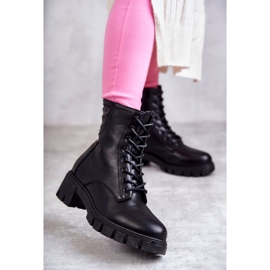 Vinceza Leather Boots On Black Tonje Zipper 1