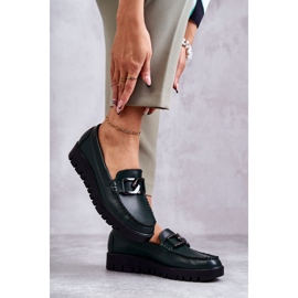 Sergio Leone Loafers on the Platform Green Kjersti 2