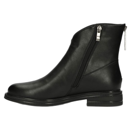 Leather Booties Jodhpur boots Filippo DBT4077 black 2 Leather Booties Jodhpur boots Filippo DBT4077 black 2