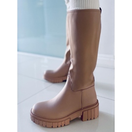 Grande Khaki women's boots beige 1