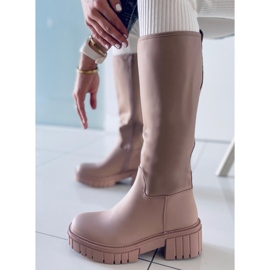 Grande Khaki women's boots beige 2