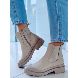 Carey Beige Jodhpur boots 2