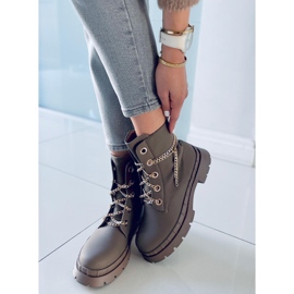 Lace-up boots from Lohan Khaki brown 2