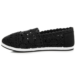 Seastar Black Lace Slipons 2 Seastar Black Lace Slipons 2