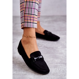 FB2 Suede Loafers With Black Santi Decoration 1