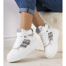 Gray sneakers from Adolis ankle grey 1