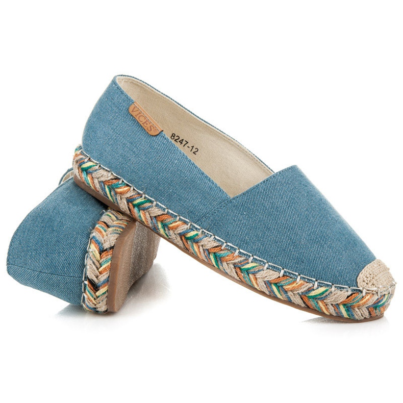 Vices Slip-on Espadrilles On The Platform blue 1