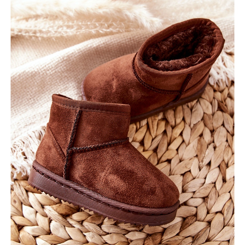 FR1 Children's Warm Boots Snow Boots Brown Gooby 3 FR1 Children's Warm Boots Snow Boots Brown Gooby 3