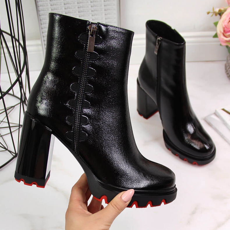 Black Filippo women's boots on the post 2