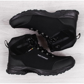Black American Club waterproof insulated trekking shoes 1