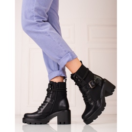 Black Shelovet high-heeled women's workers 1 Black Shelovet high-heeled women's workers 1