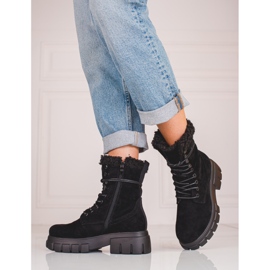 Women's Shelovet insulated black workers 1 Women's Shelovet insulated black workers 1