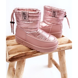 Children's snow boots Big Star KK374219 Pink 2 Children's snow boots Big Star KK374219 Pink 2