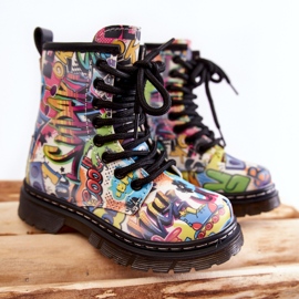 FR1 Children's Warm Boots Print Multicolored Dexi 1