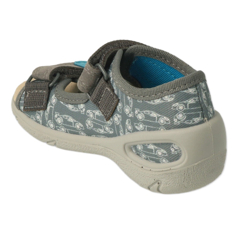 Befado children's shoes pu 065X169 blue grey 2