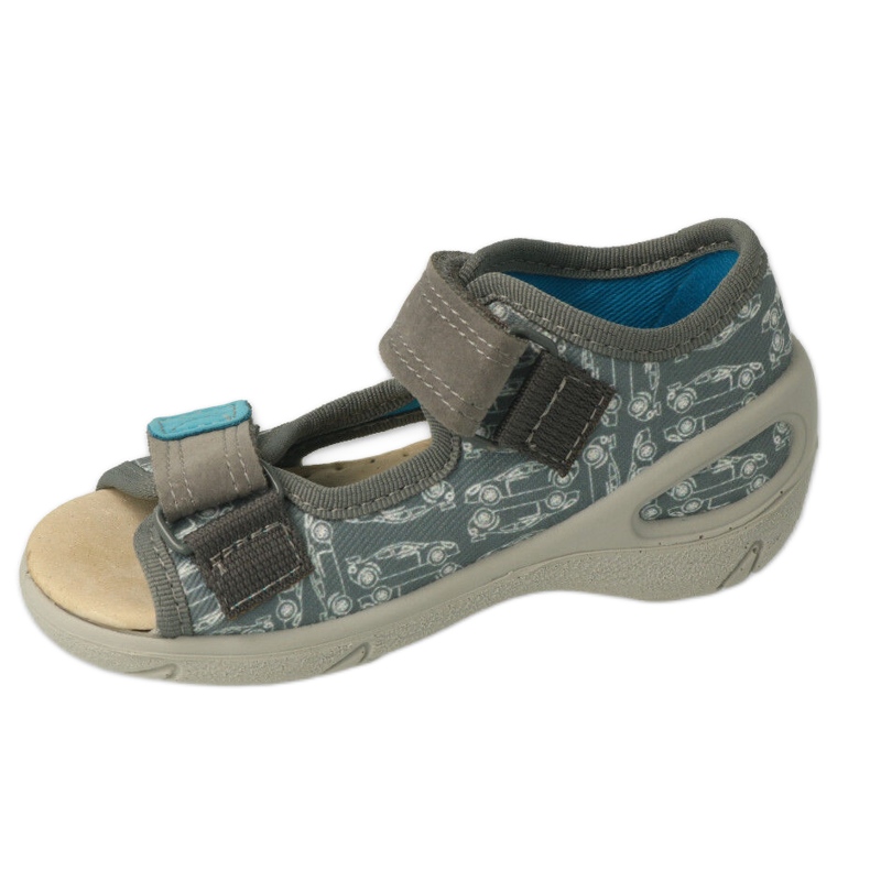 Befado children's shoes pu 065X169 blue grey 1