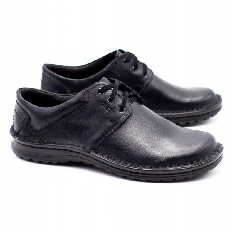 Joker Men's leather shoes 229 black 2